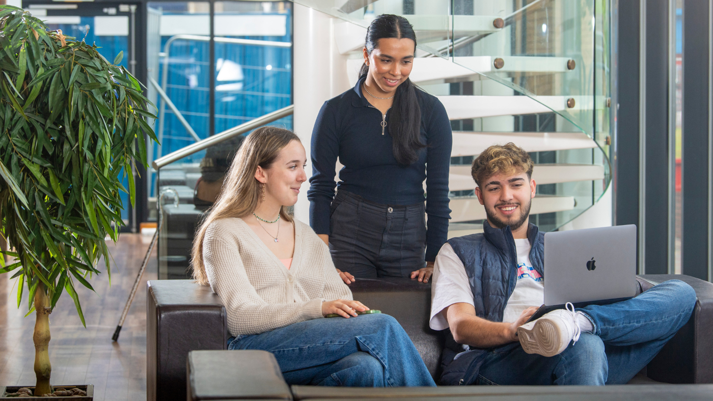 Students chatting