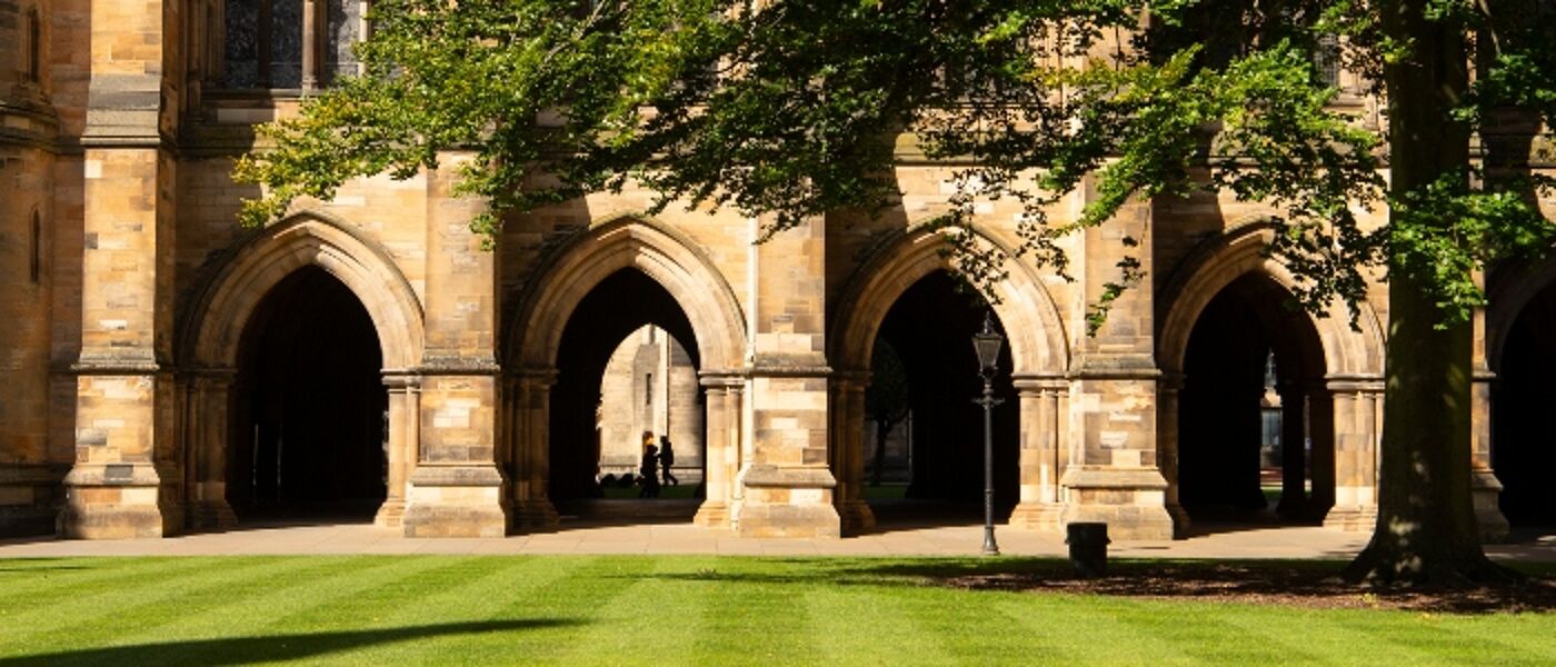 Cloisters at the University of Glasgow