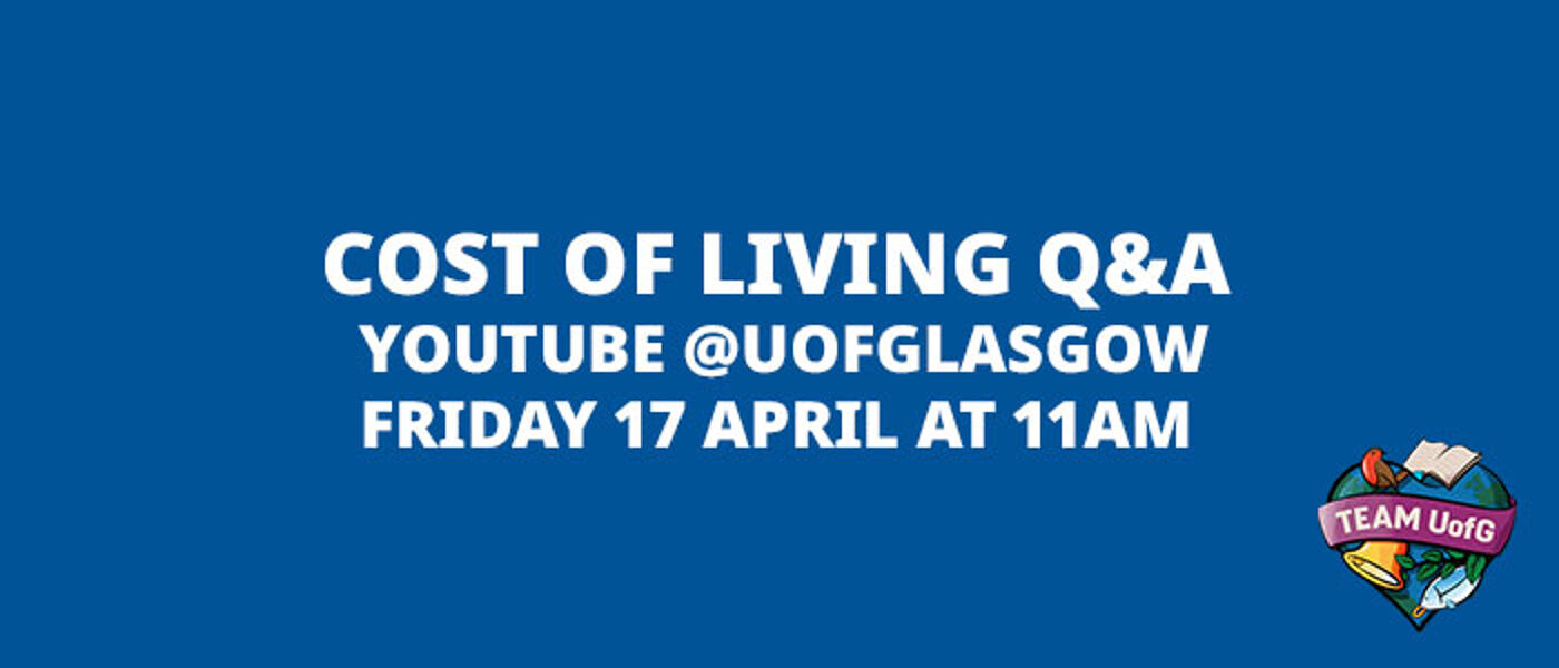 cost of living Q&A Friday 17th April at 11am