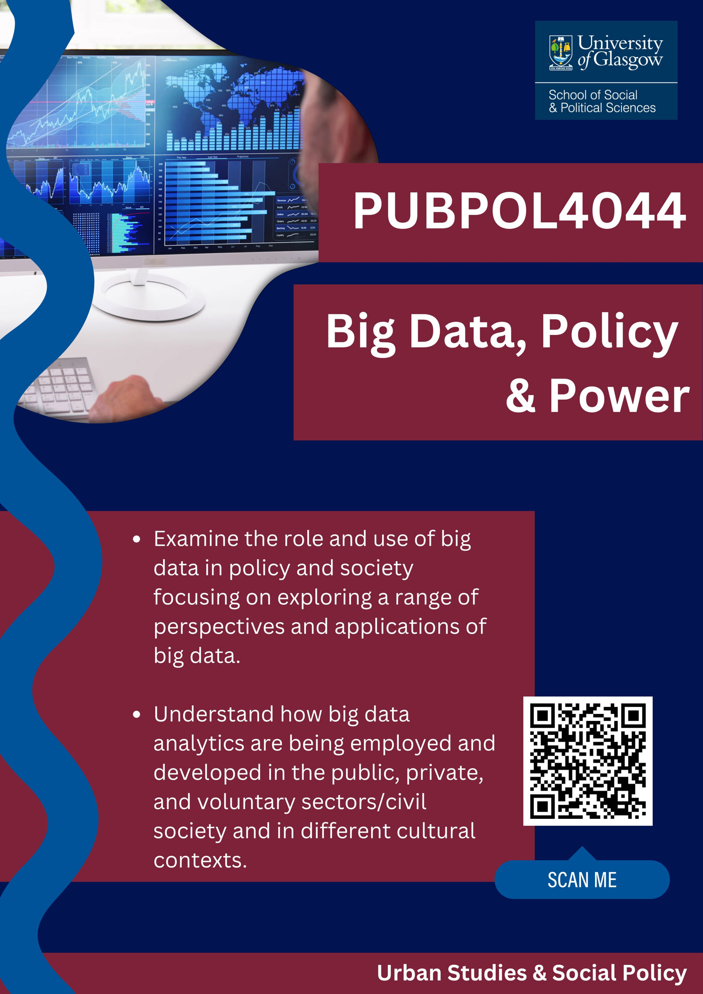 Course description for Big Data, Policy and Power for Social and Public Policy