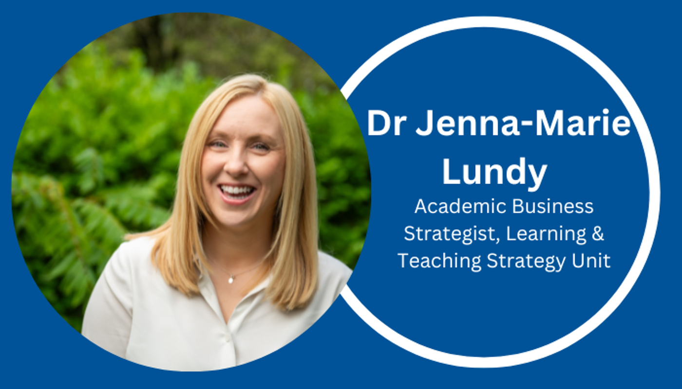 Dr Jenna-Marie Lundy headshot, Academic Business Strategist