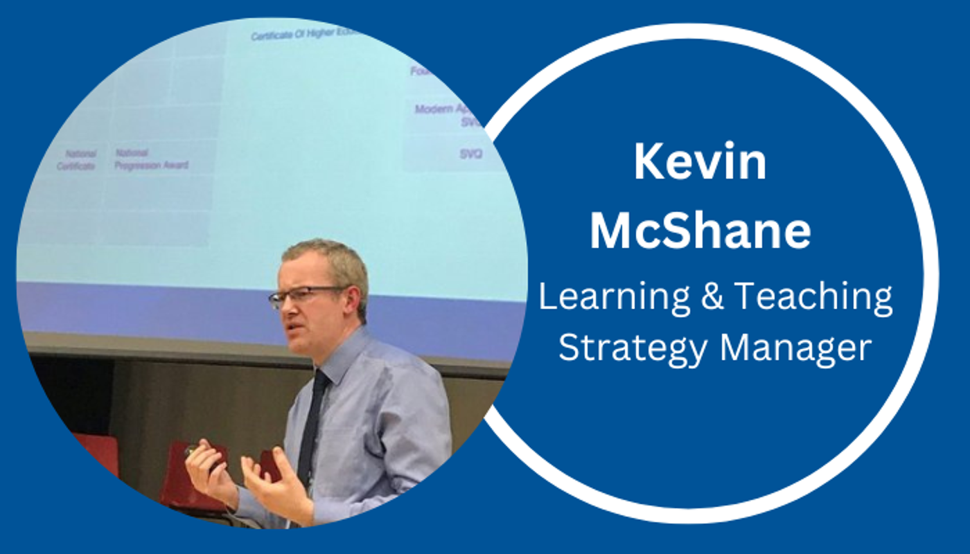 Headshot of Kevin McShane, Learning & Teaching Strategy Manager
