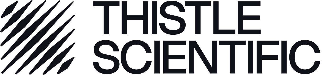 Updated logo for thistle scientific 10/07/2026
