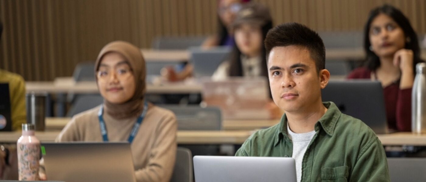 Students at Saltire lecture theatre