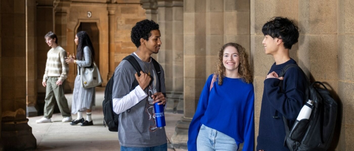 Students on campus