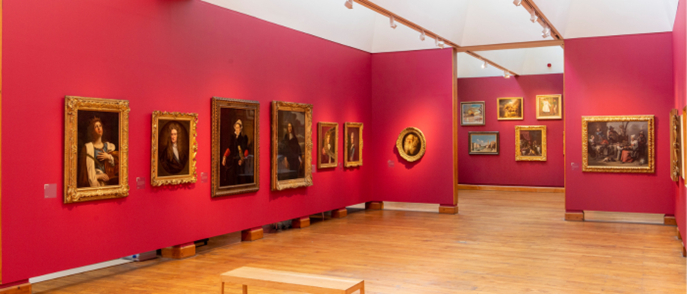 inside the Hunterian Art Gallery