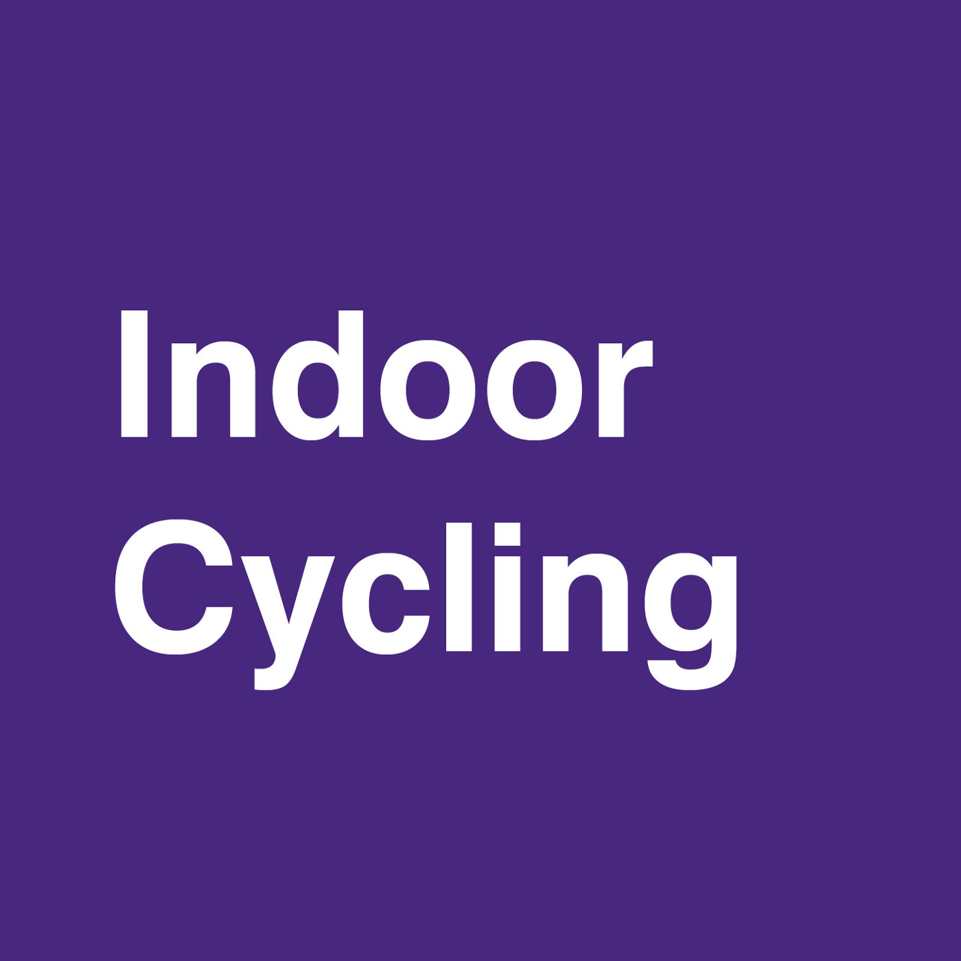 Indoor Cycling