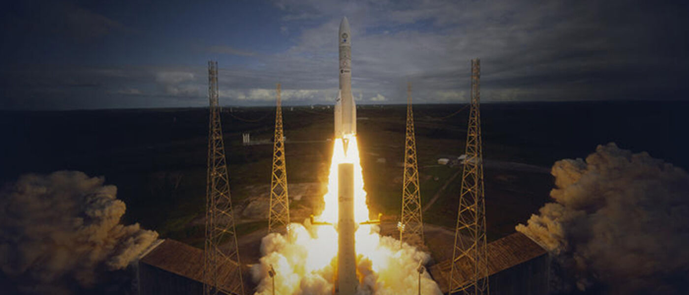 Photo of a rocket launch