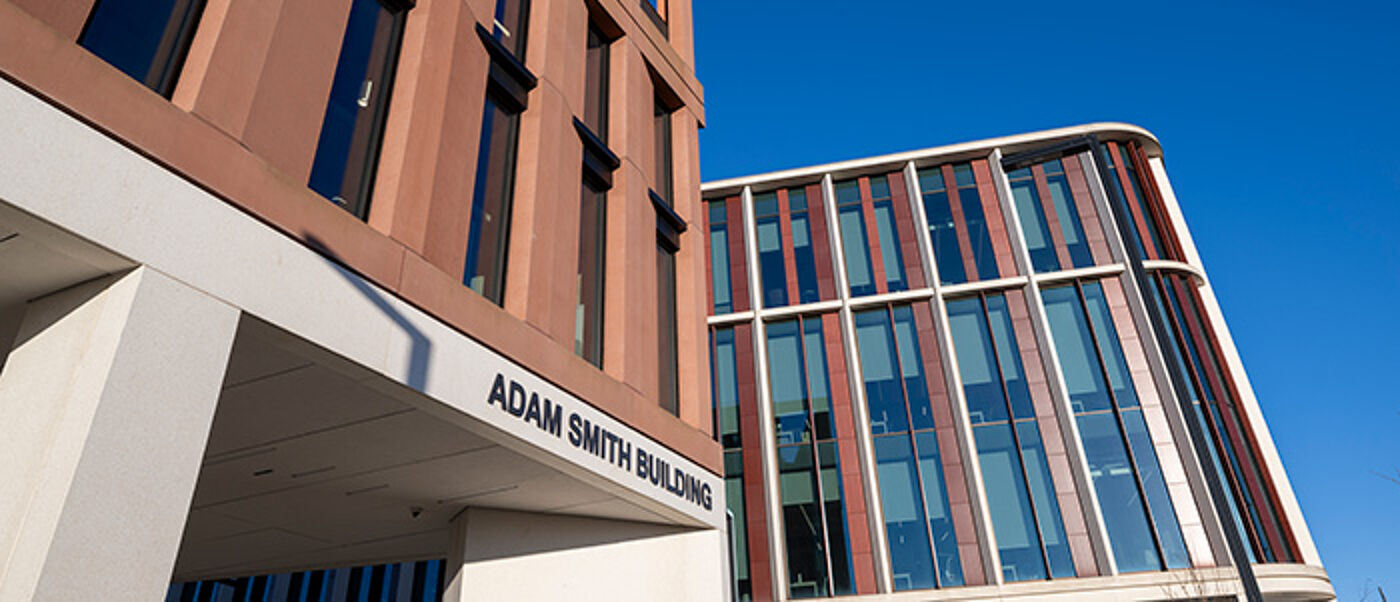 External view of the Adam Smith Building, University of Glasgow