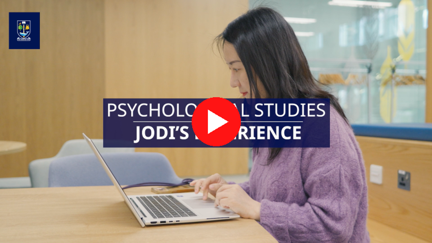 student with laptop in Advanced Research Centre