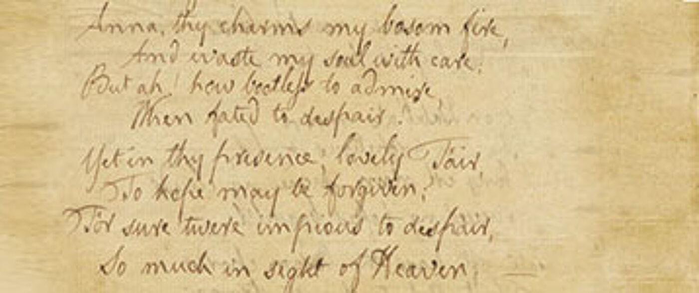 Poem 'Anna Thy Charms'