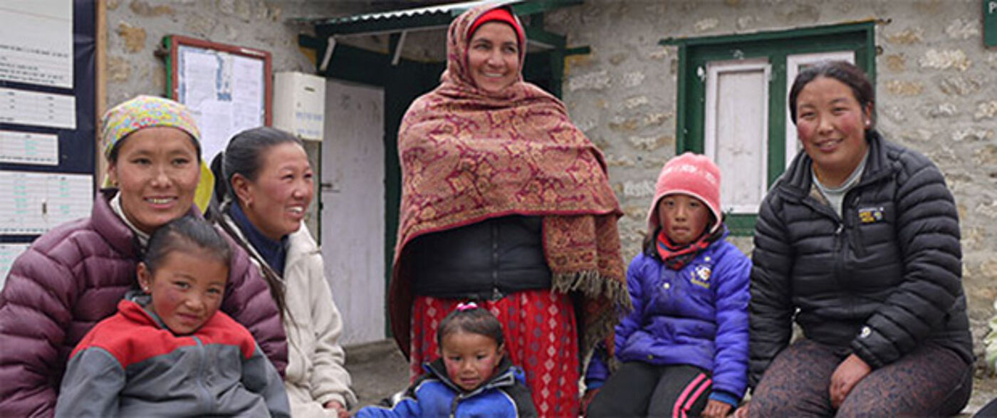 Group of women and children