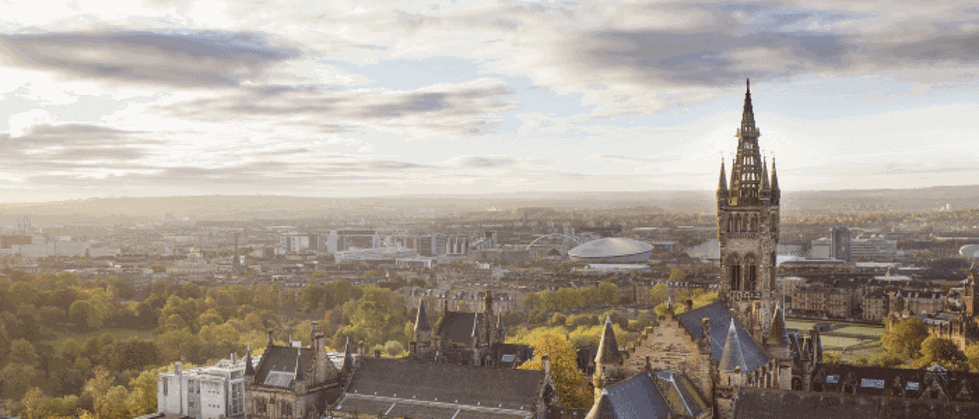 aerial view of campus