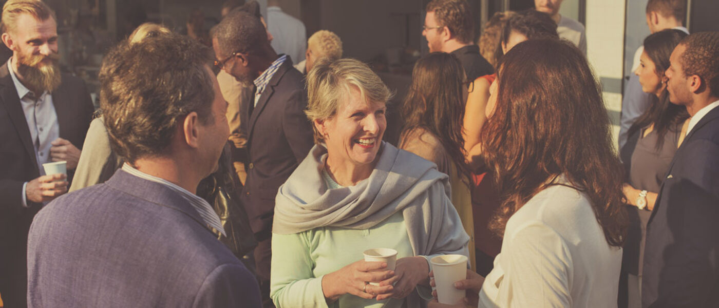 Group of people talking