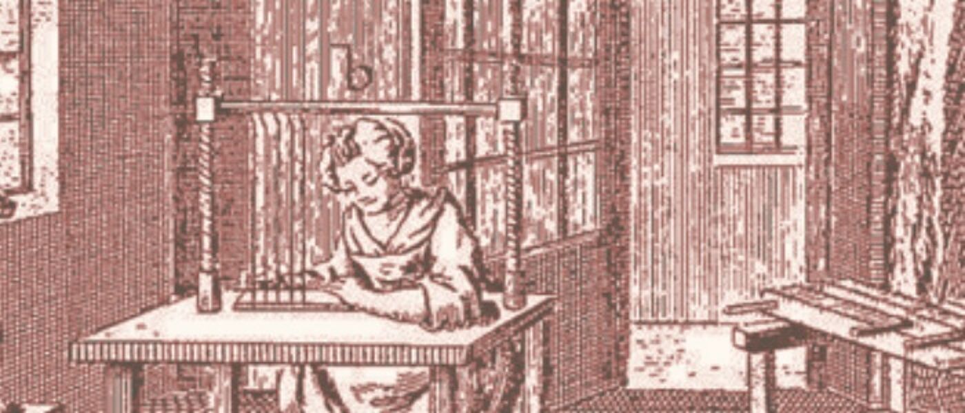 Diderot Encyclopédie - Parisian Bindery circa 1755 [Public domain], via Wikimedia Commons