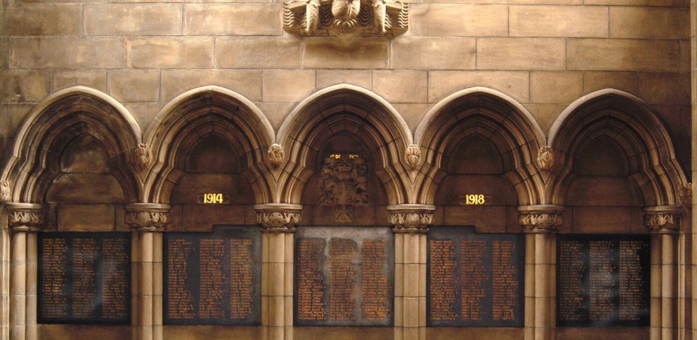 The chapel interior wall