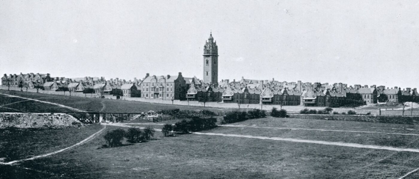 Ruchill Hospital with tower GGHB Archives