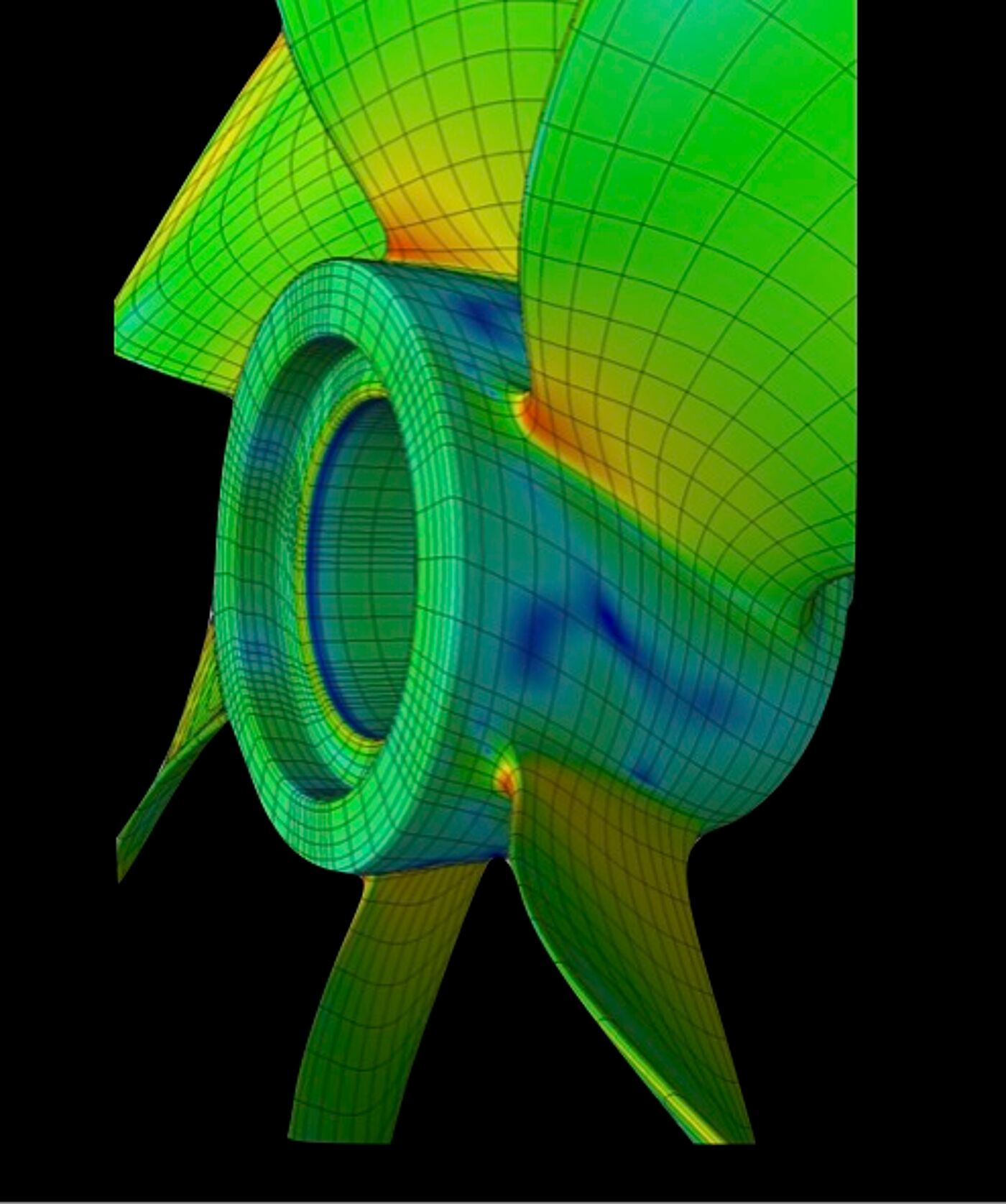 IGA simulation of a propellor 