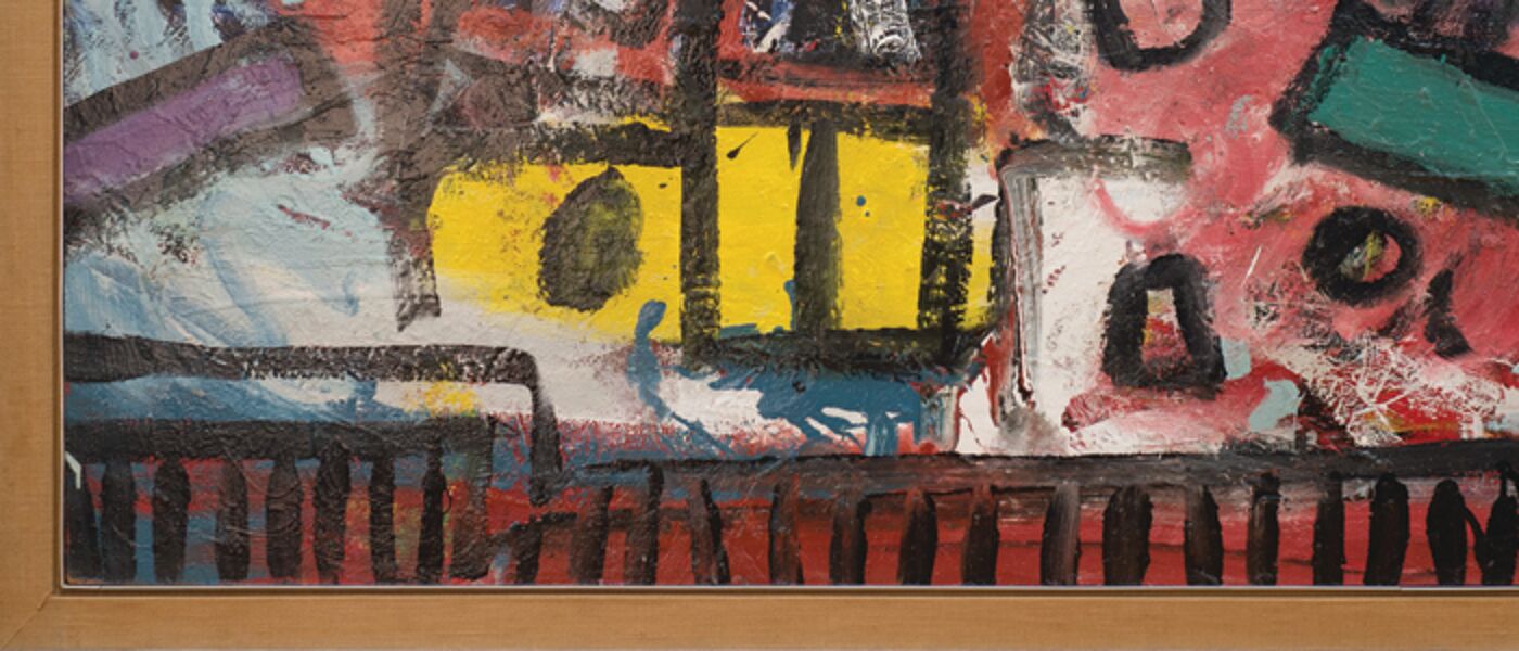 Detail of a painting from the Hunterian Art Gallery