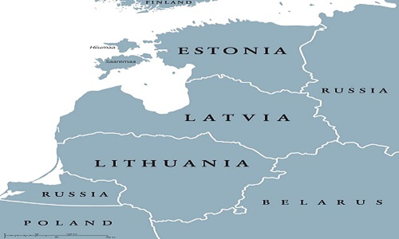 Map of Latvia (Focus)