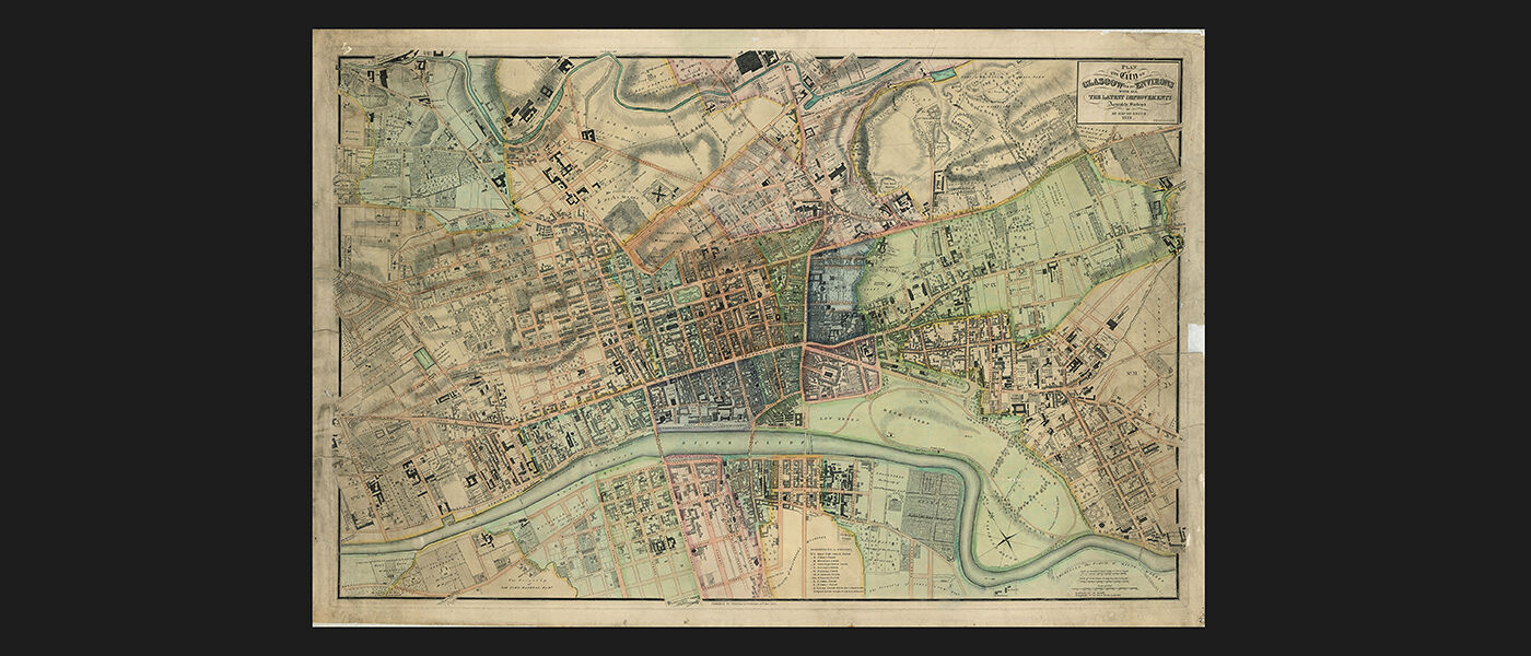 David Smith's Plan of the City of Glasgow and its environs with all the latest improvements