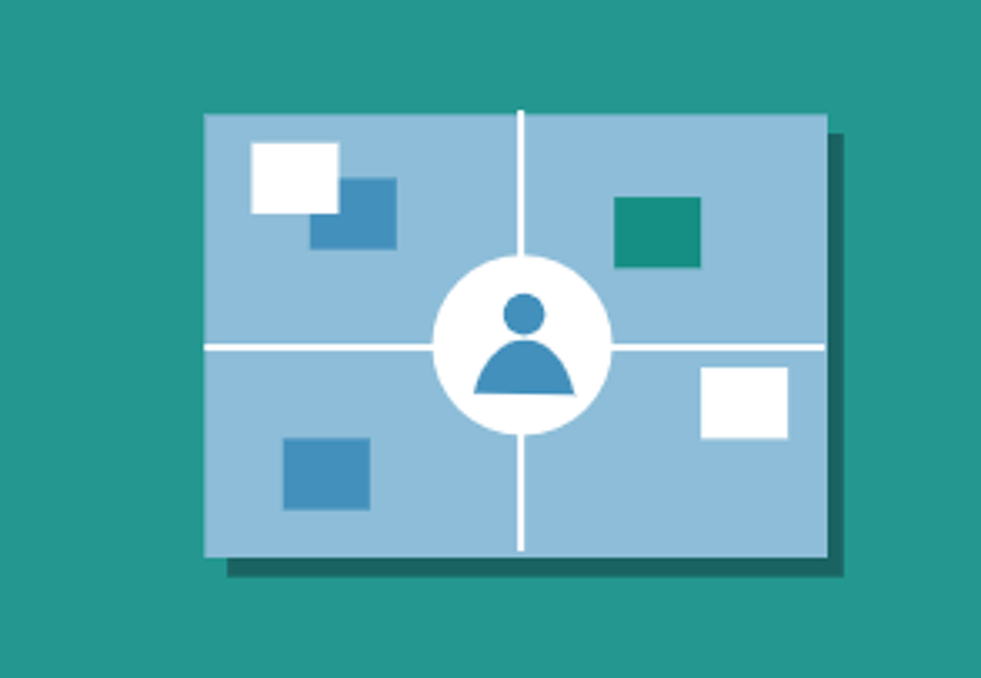 Icon of an empathy map template