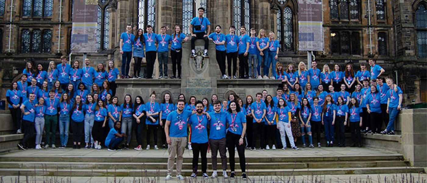 SRC outside the University of Glasgow main building