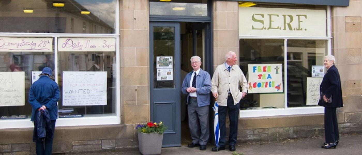 The SERF pop-up museum in Dunning in 2012 700x300
