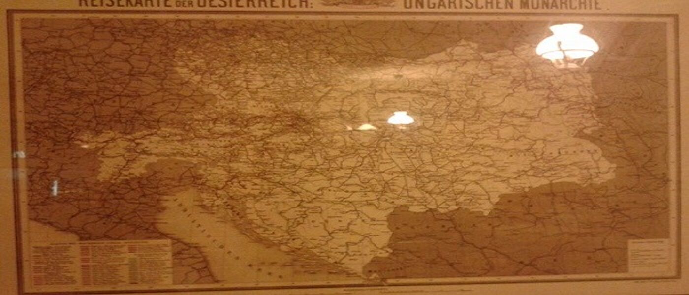 Photo of a map of Europe