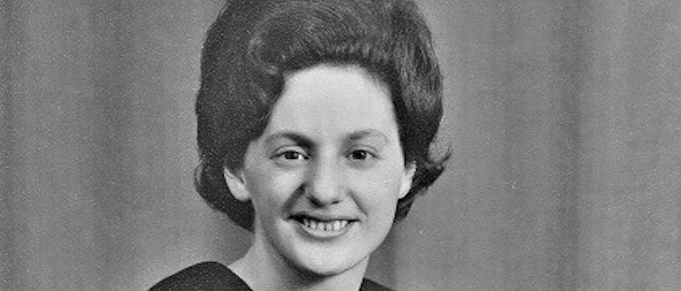 Female graduate from the 1960s