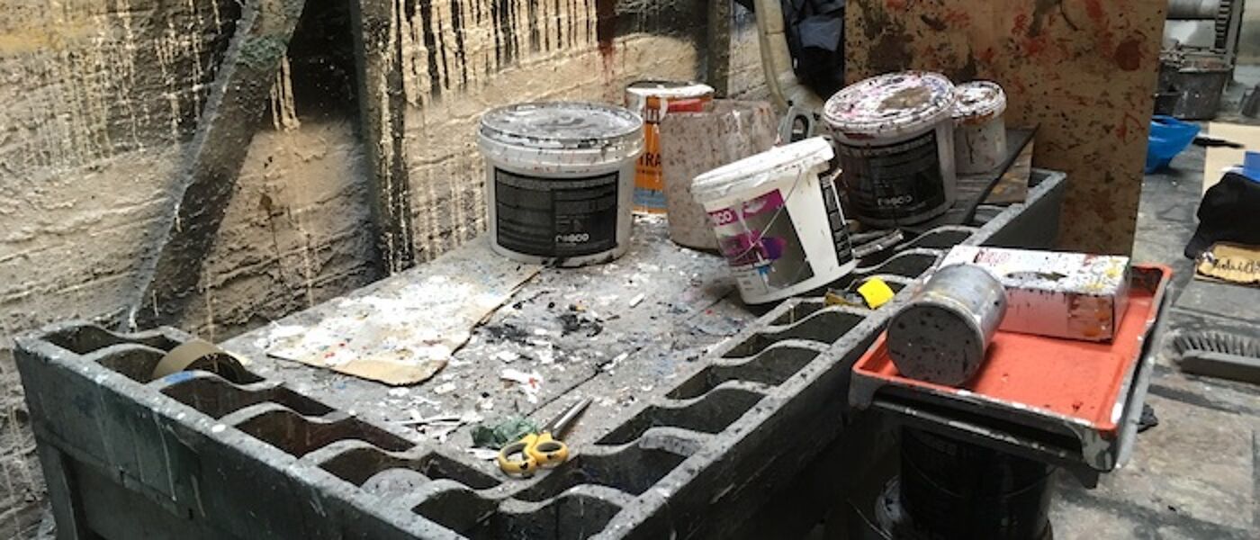Scene painting room at the Citizens Theatre