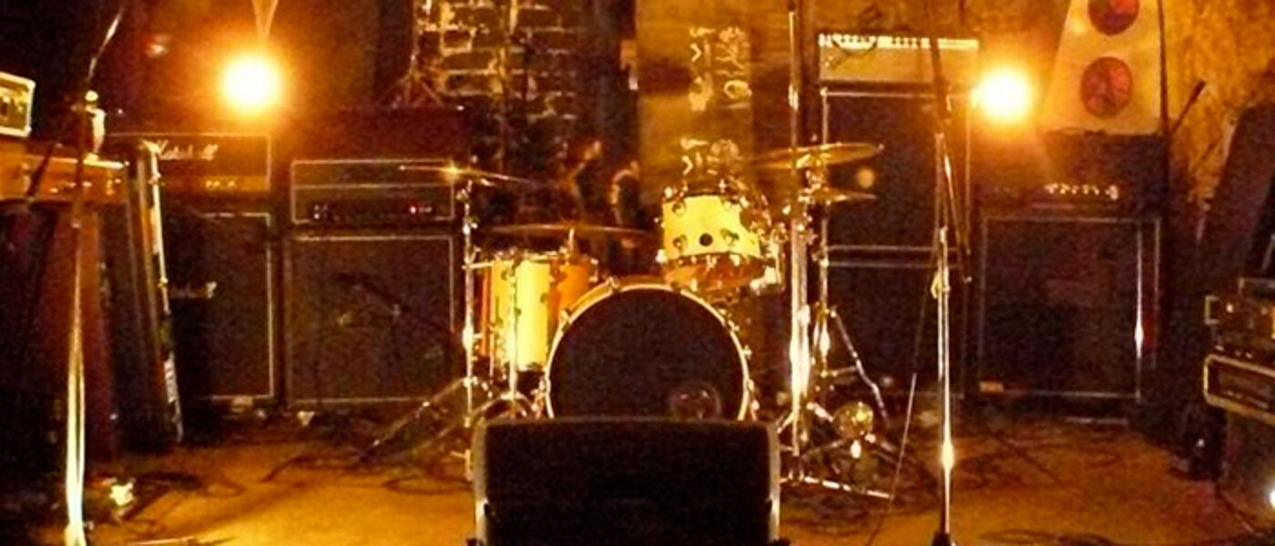 A band rehearsal space