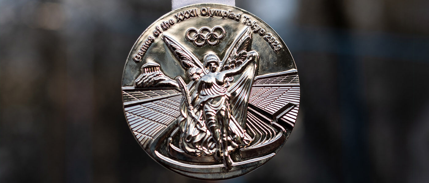 Silver medal from the Tokyo Olympics