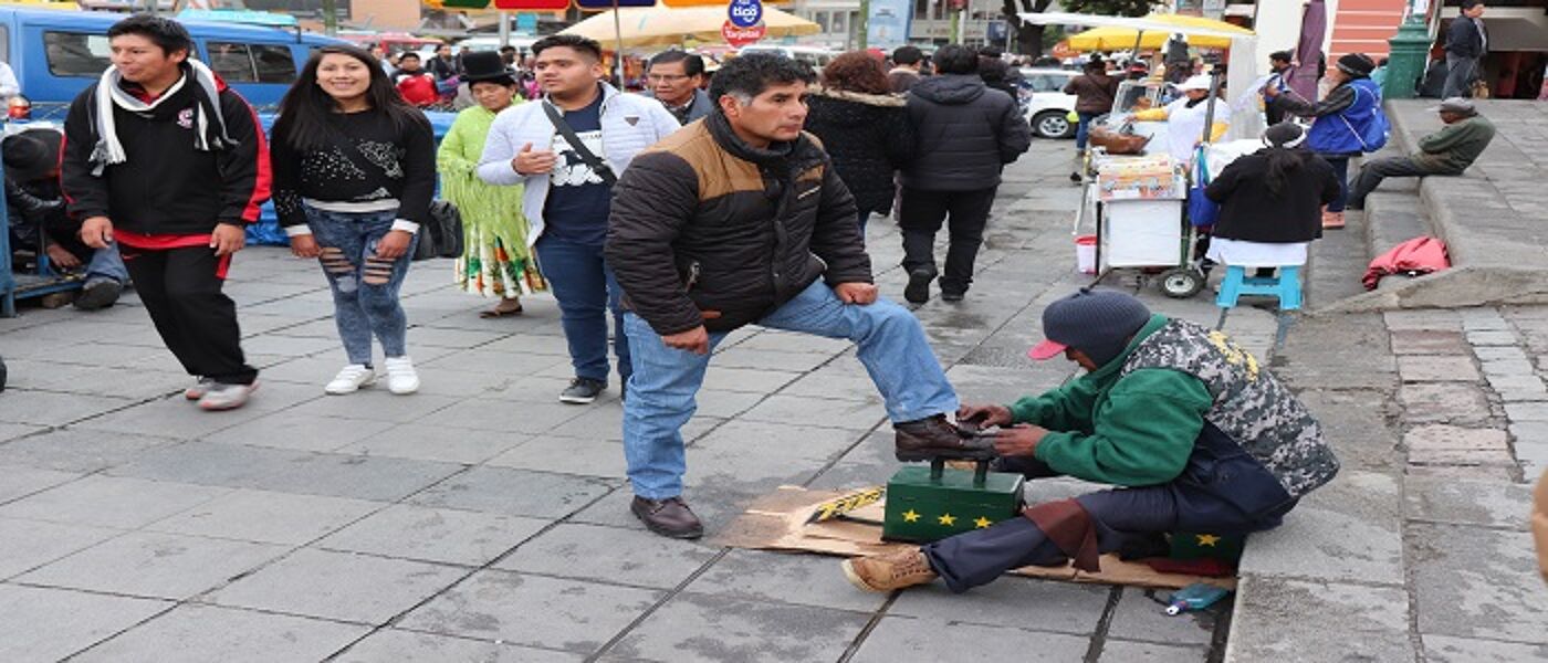 Market street in Bolivia 