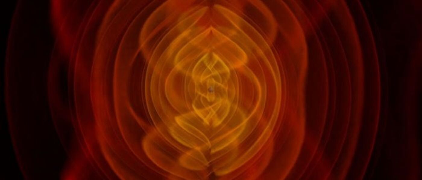 Simulation of a Binary Black Hole (Henze)