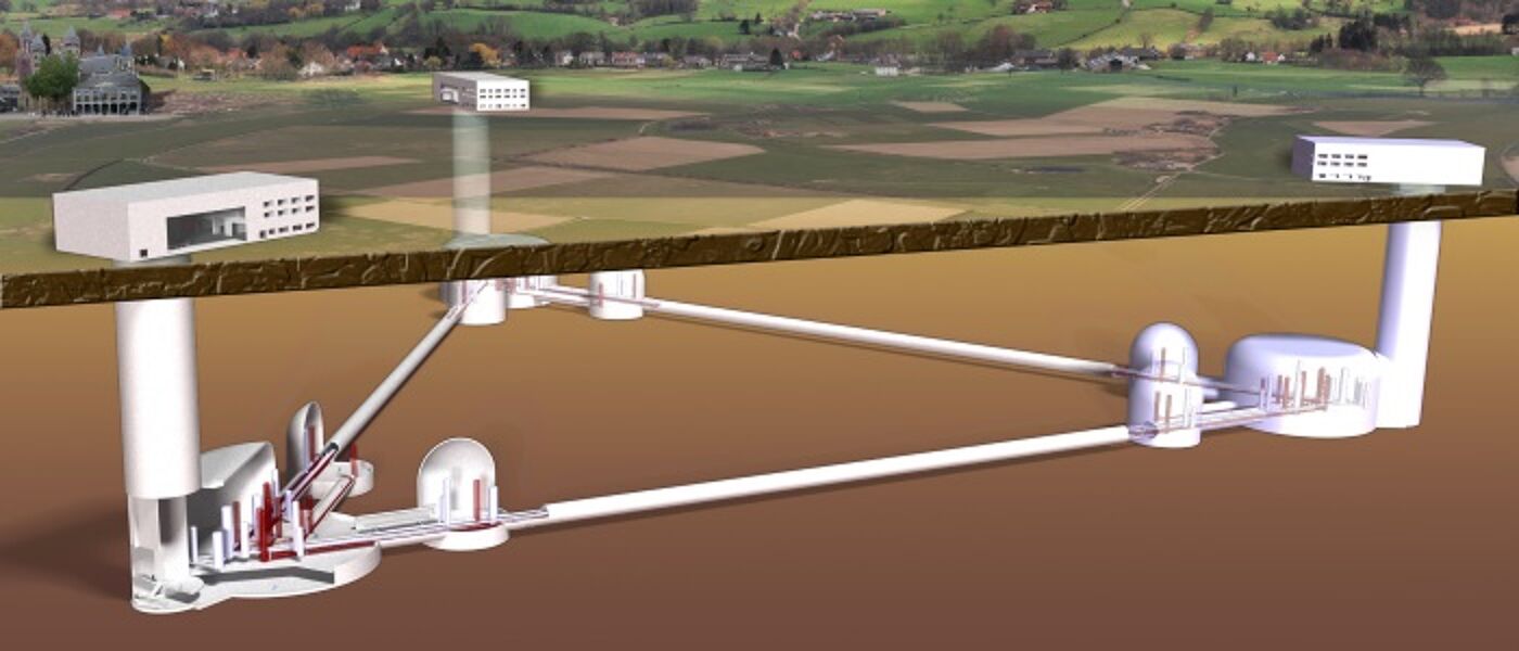 Artists impression of the Einstein Telescope