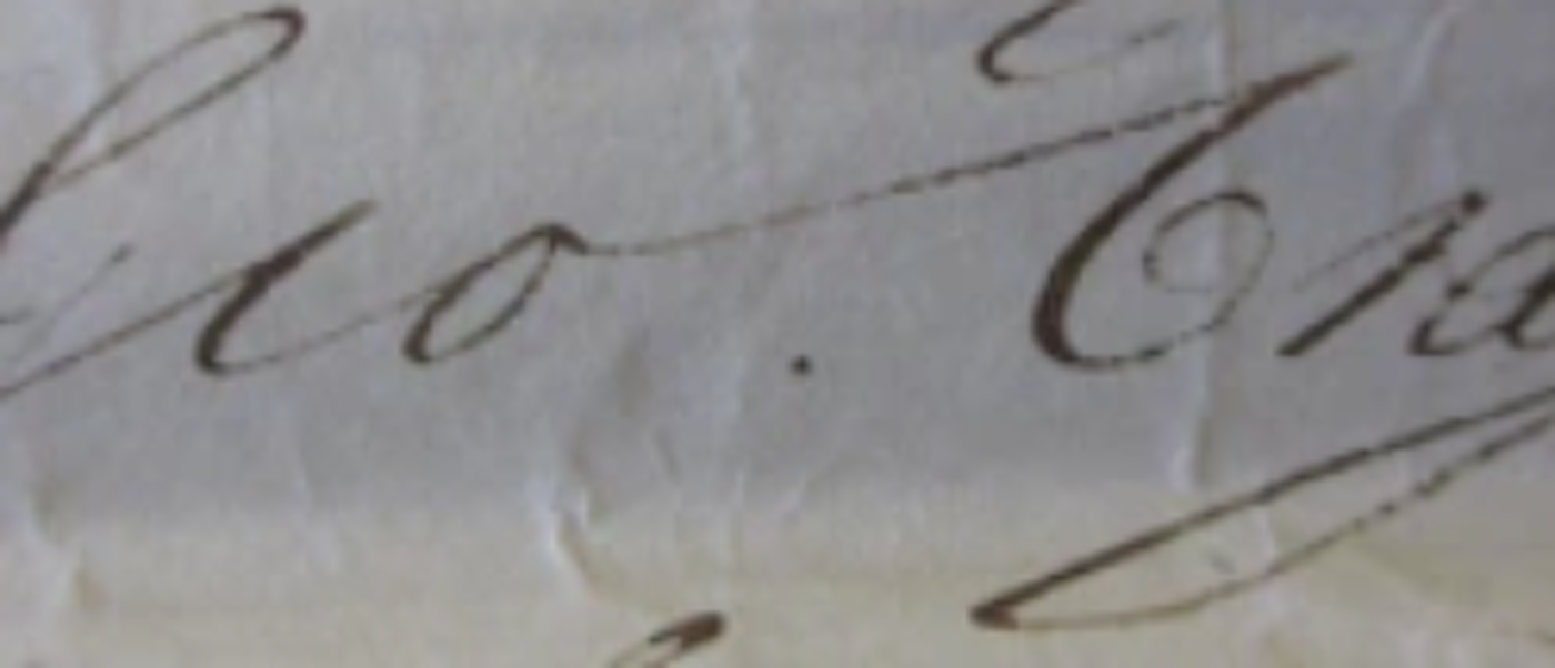 Old-fashioned signature