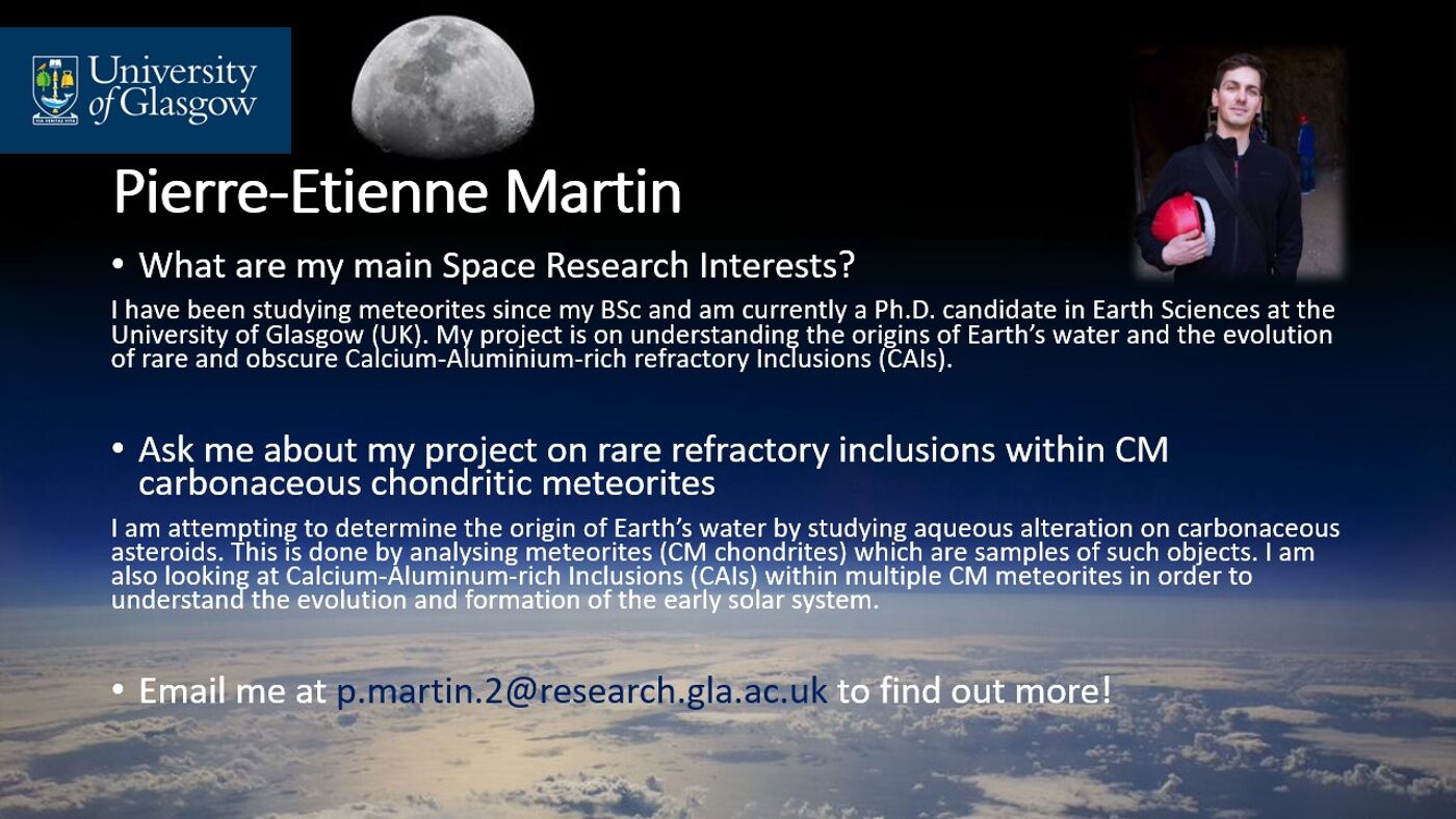 Pierre Martin Space Profile