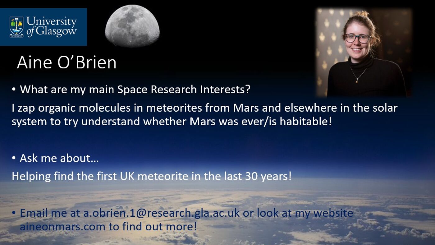 Aine O'Brien Space Profile