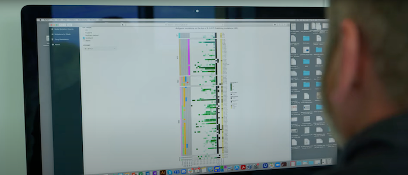 Image of some data on a computer screen.