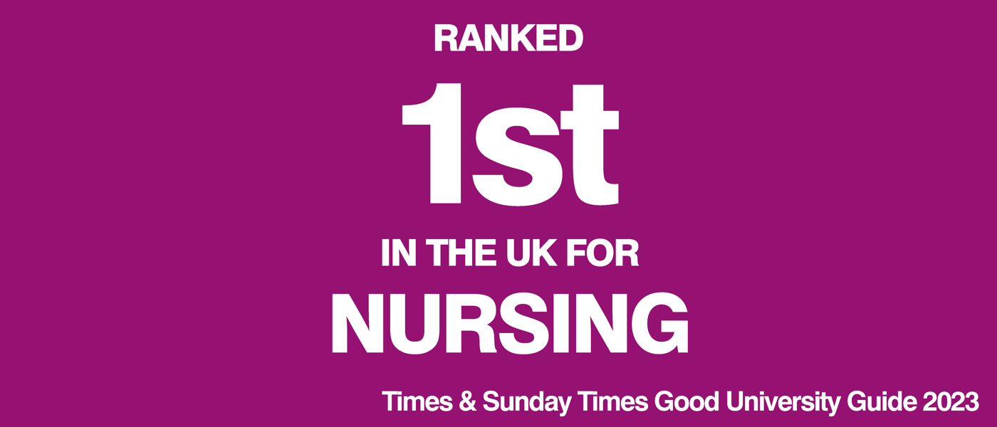 1st in the UK for Nursing