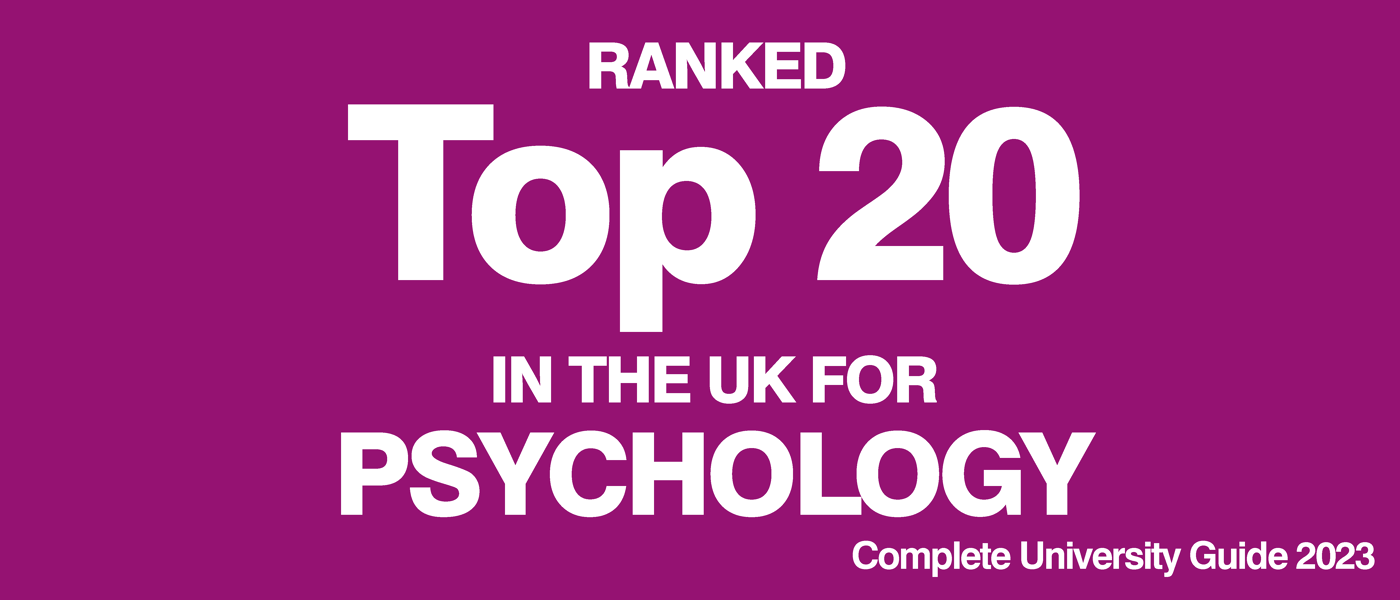 Top 20 in the UK for Psychology