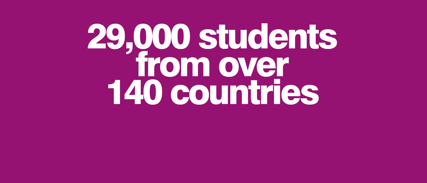 29,000 students from over 140 countries