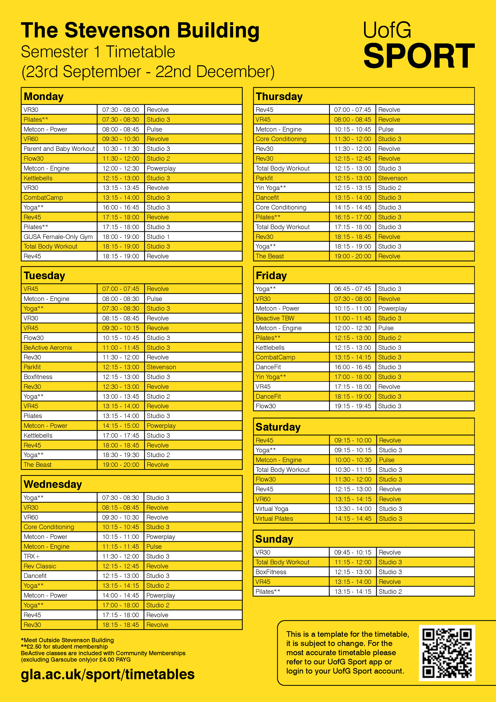 Stevenson (Semester 1)