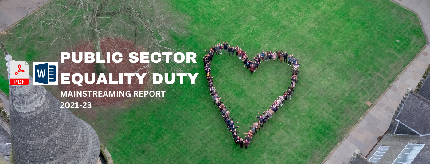 Download the PSED Mainstreaming Report 2021-23 in PDF or Word version