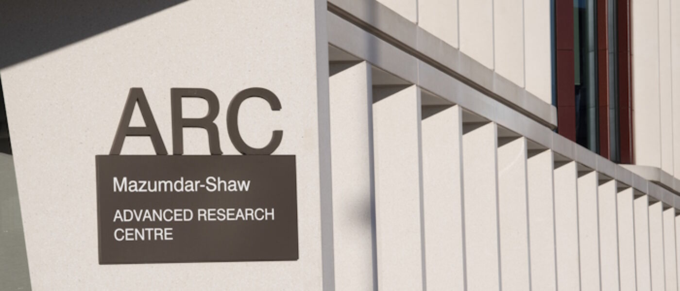 ARC building sign on side wall