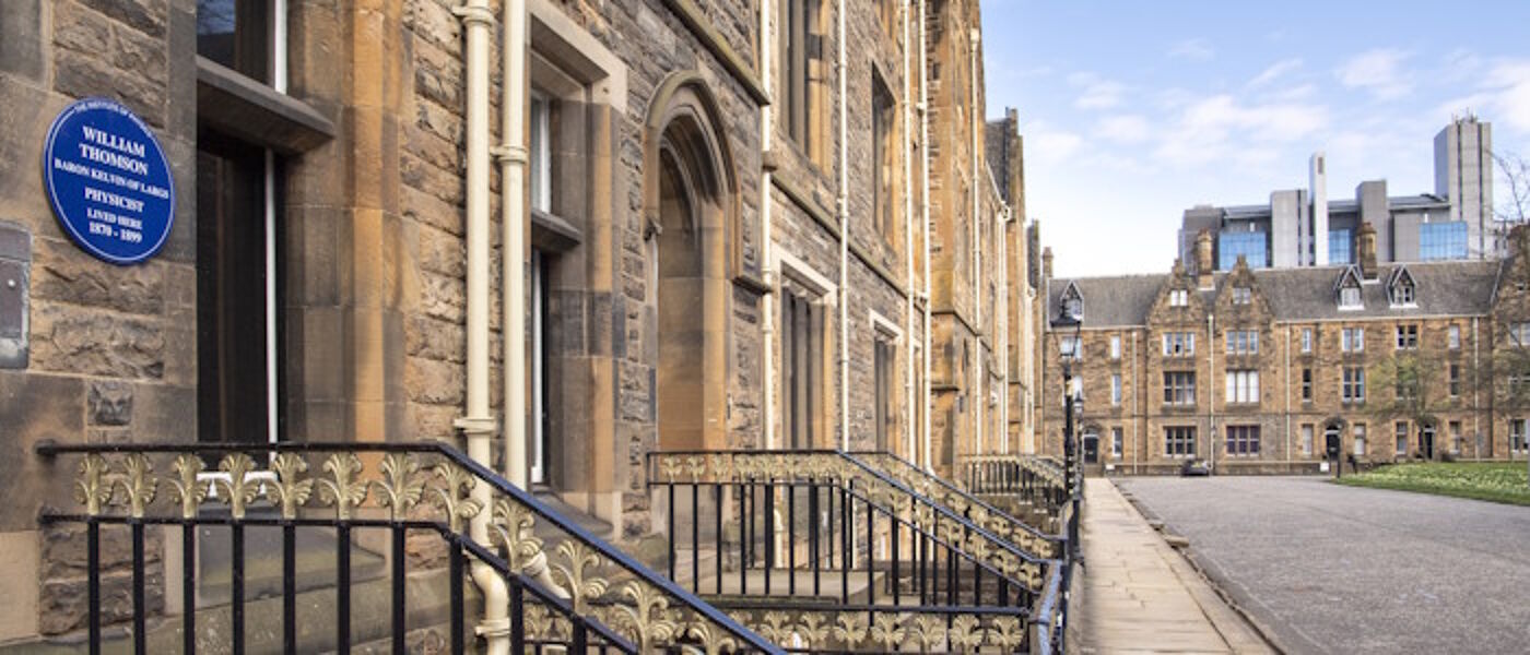 Looking down Professor's Square viewed from Kelvin's House