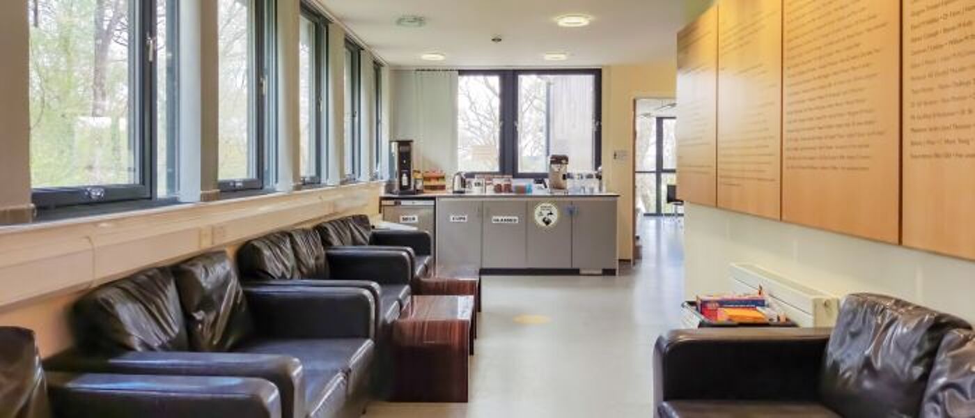 Slack building foyer